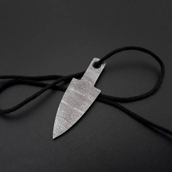 Handmade Damascus Arrowhead Necklace / Pendant / Viking Locket / Gift for Men & Women - Image 3